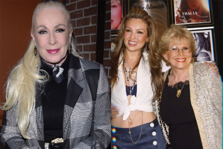 Laura Zapata, Thalía y Yolanda Miranda.